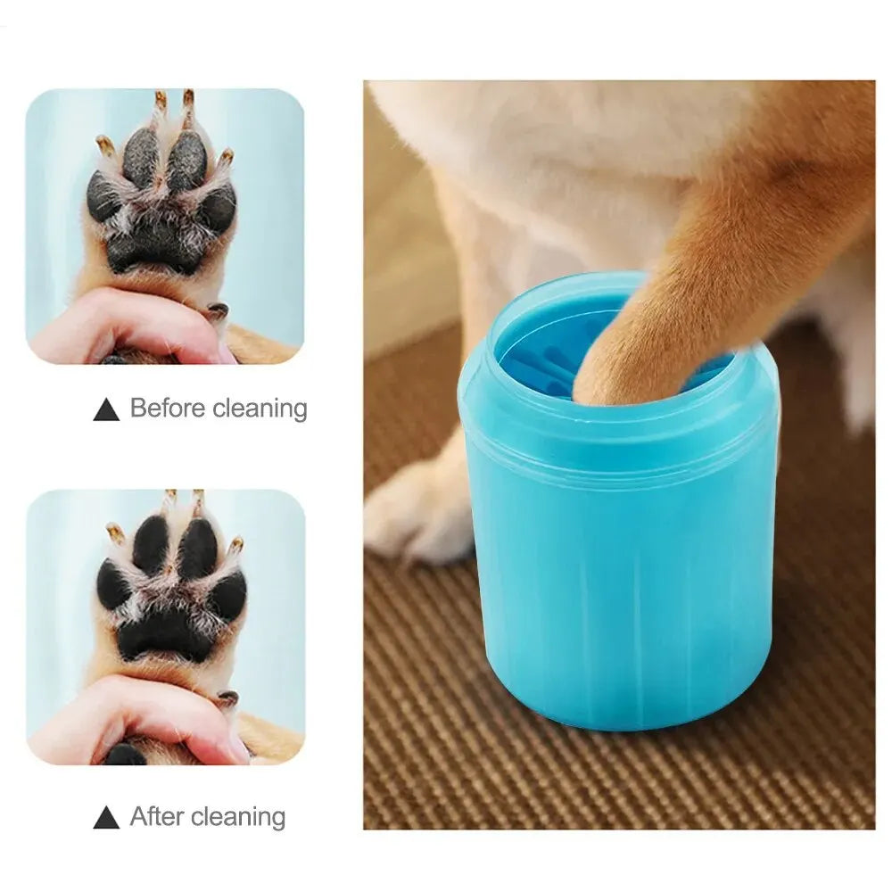 Welcome New Pet Foot Washing Glass  Dog & Cat
