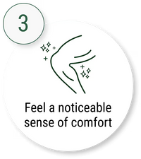 Step 3 — Feel a noticeable sense of comfort