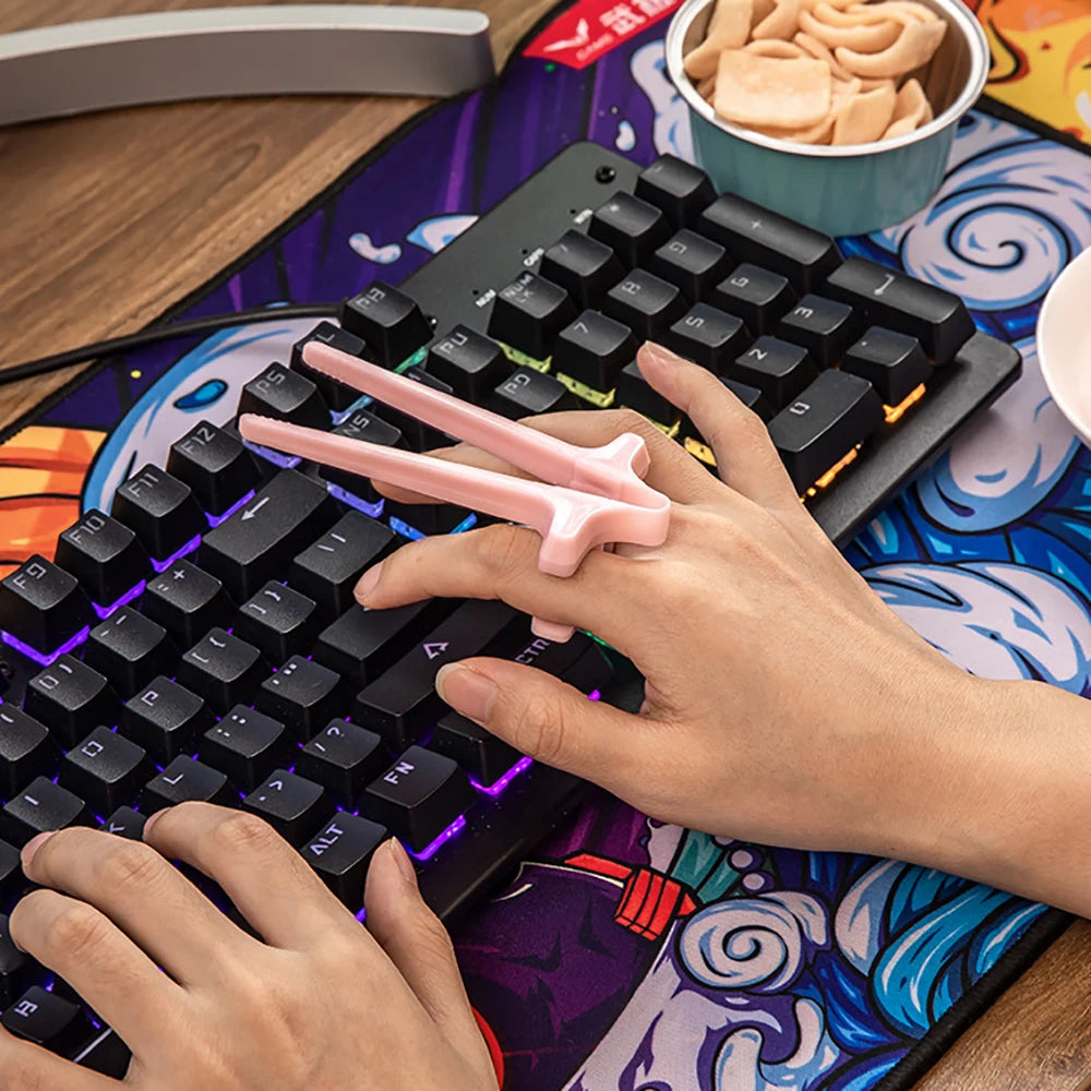 Best Finger Chopsticks Game Player Snack 🥢🥢