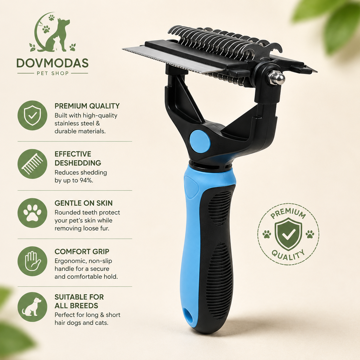 Premium Pet Grooming Brush🐕🐈