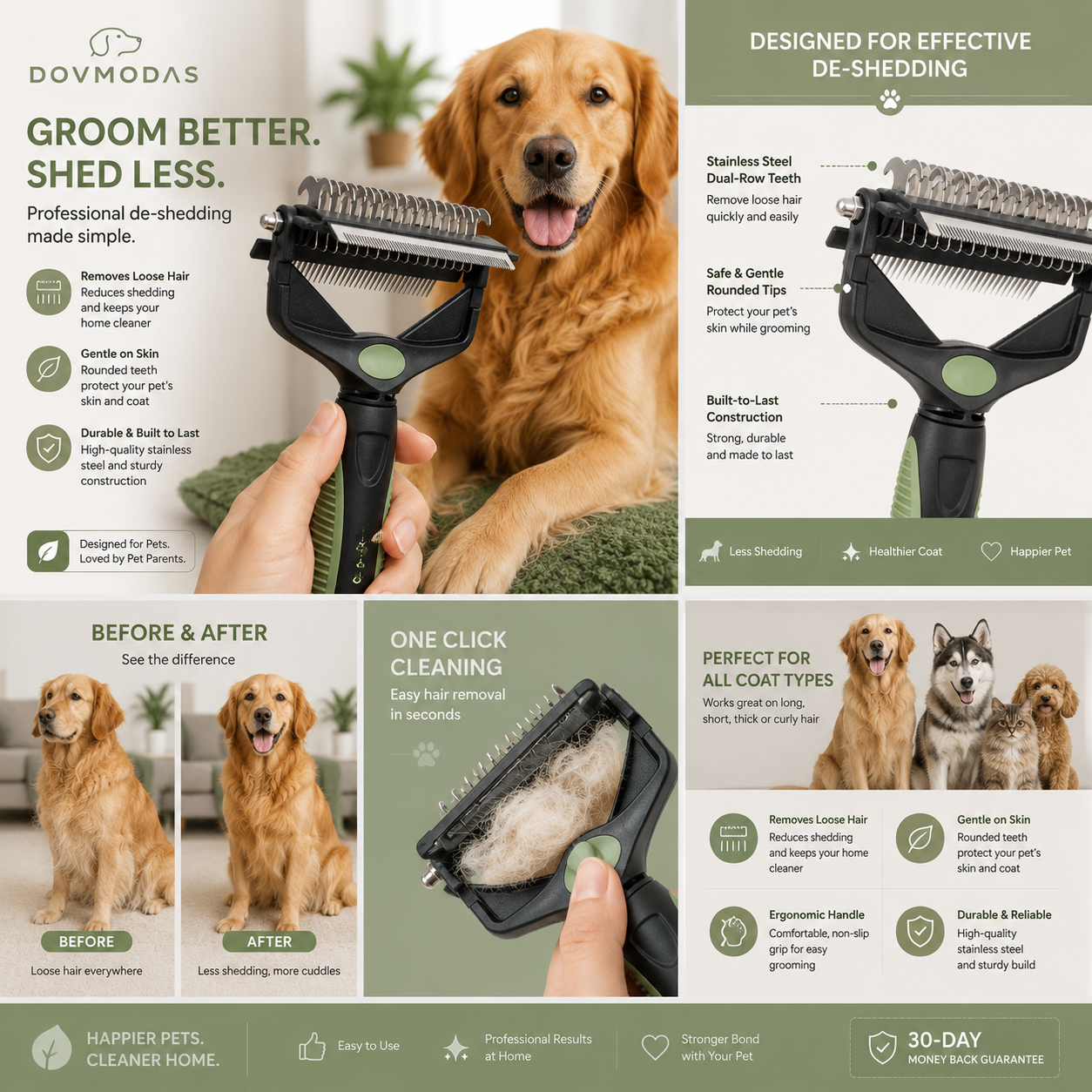 Premium Pet Grooming Brush🐕🐈